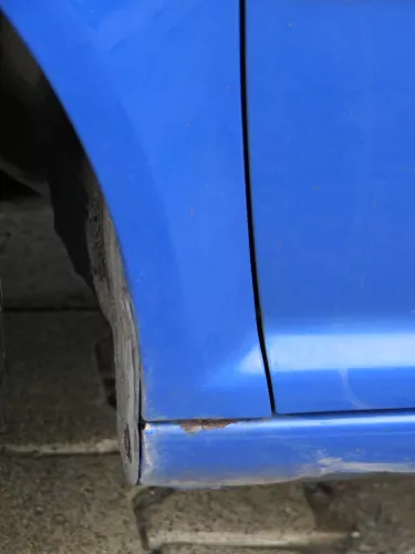 VW Golf 4 1J Kotflügel vorne links blau LW5Z (185173)