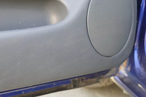 1x Leon 1M Toledo Türverkleidung Verkleidung Tür vorne links grau schwarz Griff (185188)