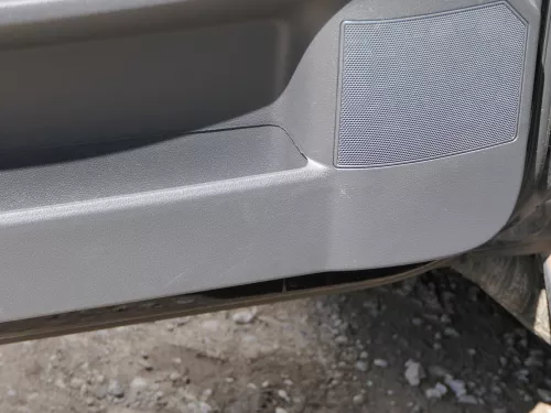 1x VW Polo 9N Türverkleidung Verkleidung Tür vorne links 2/3-Türer Griff Öffner (185201)