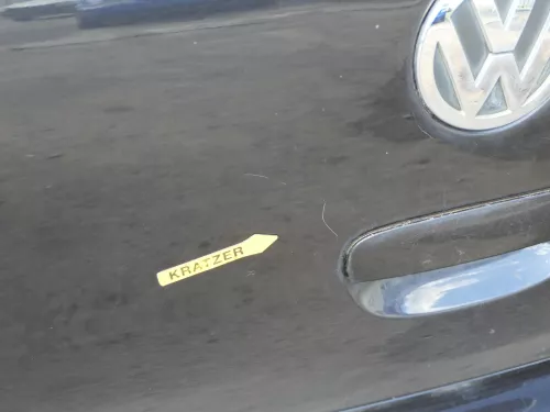 VW Polo 9N3 9N Heckklappe Kofferraumklappe Klappe schwarz LC9Z ohne Anbauteile (185204)