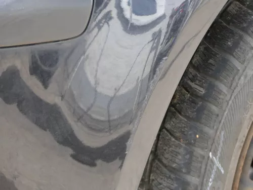 VW Polo 9N 9N3 Stoßstange Heckstoßstange hinten schwarz LC9Z (185206)