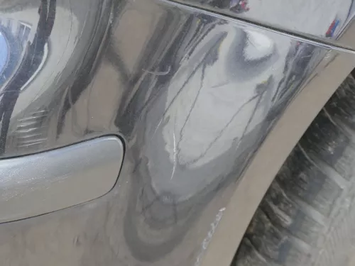 VW Polo 9N 9N3 Stoßstange Heckstoßstange hinten schwarz LC9Z (185206)