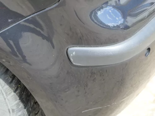 VW Polo 9N 9N3 Stoßstange Heckstoßstange hinten schwarz LC9Z (185206)