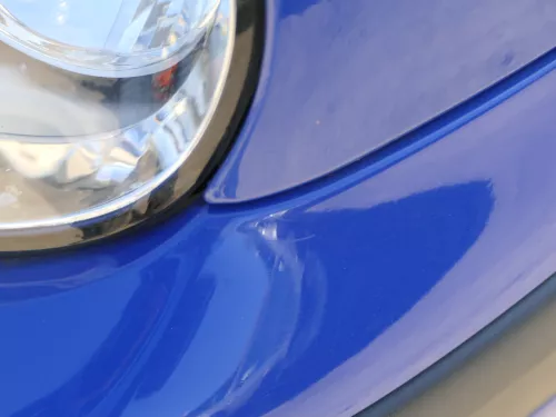 VW Golf 4 1J Stoßstange vorne Stoßfänger vorn blau LA5C (185207)