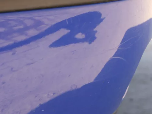 VW Golf 4 1J Stoßstange vorne Stoßfänger vorn blau LA5C (185207)