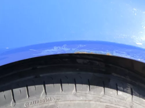 VW Golf 4 1J Kotflügel vorne rechts blau LA5C (185208)