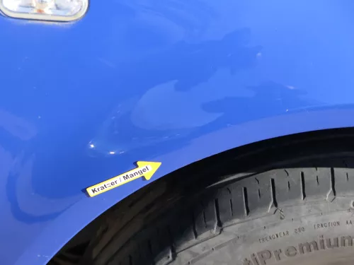 VW Golf 4 1J Kotflügel vorne rechts blau LA5C (185208)