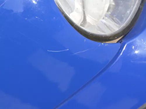 VW Golf 4 1J Kotflügel vorne rechts blau LA5C (185208)