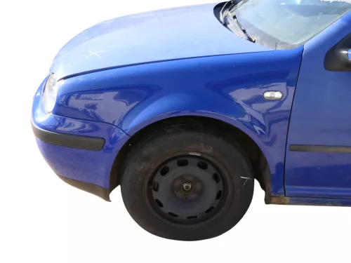 VW Golf 4 1J Kotflügel vorne links blau LA5C