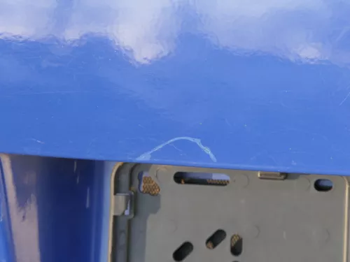 Golf 4 Bora Kombi Variant Heckklappe Klappe Scheibe hinten blau LA5C ohne Anbaut (185212)