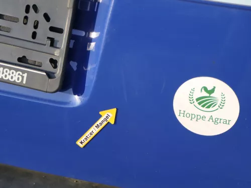 Golf 4 Bora Kombi Variant Heckklappe Klappe Scheibe hinten blau LA5C ohne Anbaut (185212)