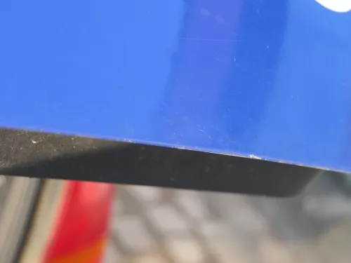 Golf 4 Bora Kombi Variant Heckklappe Klappe Scheibe hinten blau LA5C ohne Anbaut (185212)