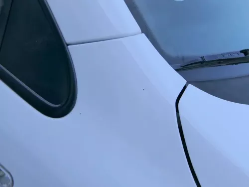 VW Fox 5Z Kotflügel vorne rechts weiß LB9A (185227)