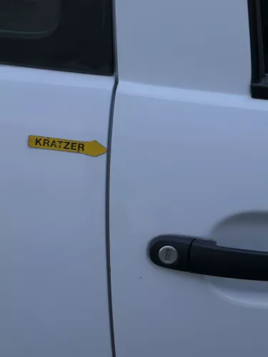 VW Fox 5Z Tür vorne rechts Beifahrertür rechts weiß LB9A - ohne Anbauteile (185238)