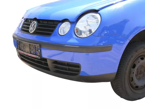VW Polo 9N Stoßstange Frontstoßstange vorne blau LA5F (185247)