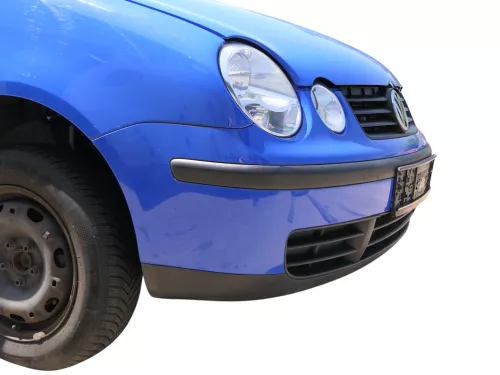 VW Polo 9N Stoßstange Frontstoßstange vorne blau LA5F (185247)