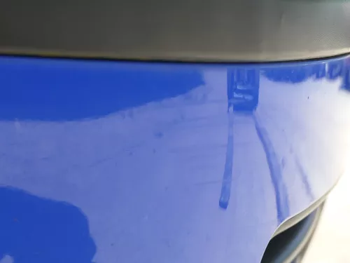 VW Polo 9N Stoßstange Frontstoßstange vorne blau LA5F (185247)