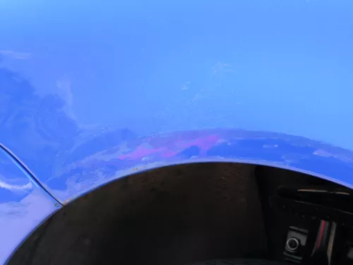 VW Polo 9N Kotflügel vorne links blau LA5F bis ca.Bj.2004 (185248)