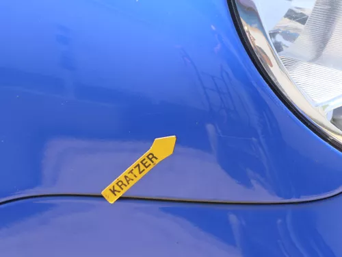 VW Polo 9N Kotflügel vorne rechts blau LA5F bis ca.Bj.2004 (185249)