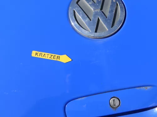 VW Polo 9N3 9N Heckklappe Kofferraumklappe Klappe blau LA5F ohne Anbauteile (185250)