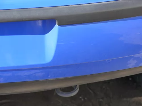 VW Polo 9N 9N3 Stoßstange Heckstoßstange hinten blau LA5F (185251)