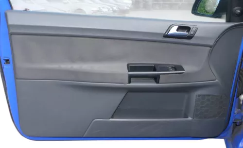1x VW Polo 9N Türverkleidung Verkleidung Tür vorne links 2/3-Türer Griff Öffner