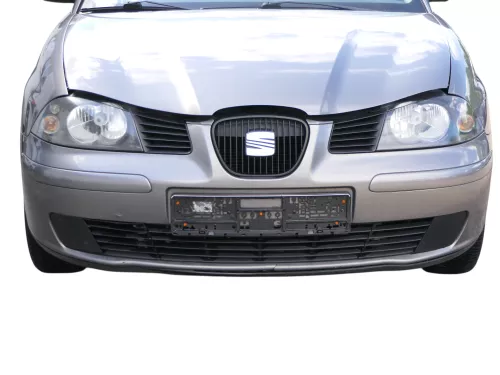 Seat Ibiza 6L Stoßstange Frontstoßstange vorne grau LS7U bis caAnfang2006