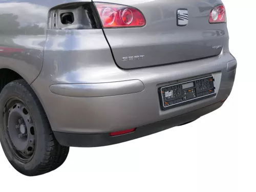 Seat Ibiza 6L Stoßstange Heckstoßstange hinten grau LS7U (185262)