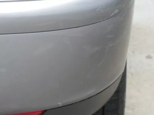 Seat Ibiza 6L Stoßstange Heckstoßstange hinten grau LS7U (185262)