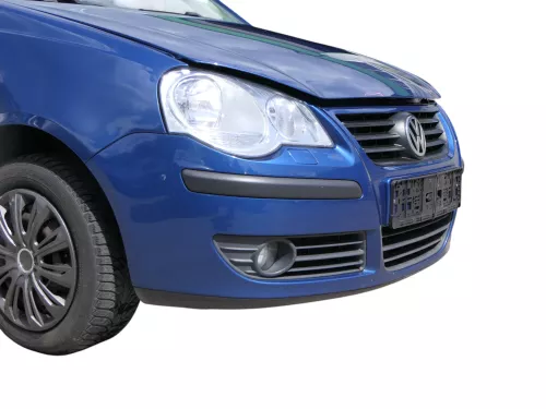 VW Polo 9N3 Stoßstange vorne Frontstoßstange Stoßfänger blau LA5K SWR (185280)