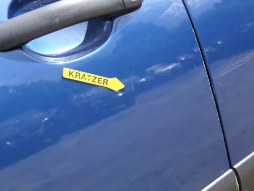 VW Polo 9N 9N3 Tür vorne links Fahrertür 2/3-Türer blau LA5K -ohne Anbauteile (185283)