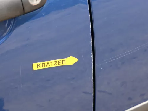 VW Polo 9N 9N3 Tür vorne links Fahrertür 2/3-Türer blau LA5K -ohne Anbauteile (185283)