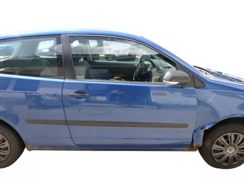 Polo 9N 9N3 Tür vorne rechts Beifahrertür 2/3-Türer blau LA5K ohneAnbauteile