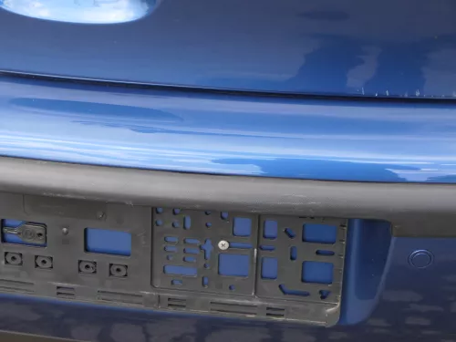 VW Polo 9N 9N3 Stoßstange Heckstoßstange hinten blau LA5K     PDC (185287)