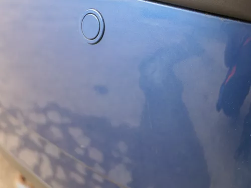 VW Polo 9N 9N3 Stoßstange Heckstoßstange hinten blau LA5K     PDC (185287)