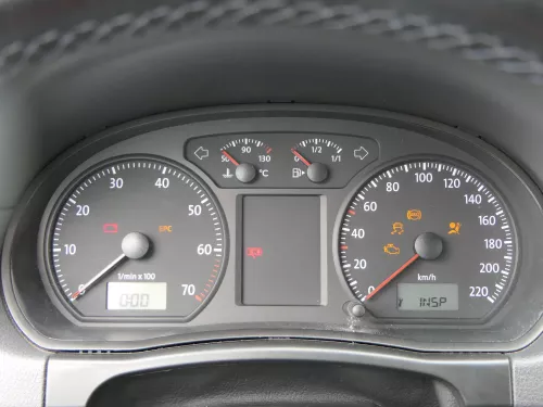 VW Polo 9N 3Tacho Tachometer Kombiinstrument 276.000km 6Q0920825M 1,4TDI BNV BNM (185291)