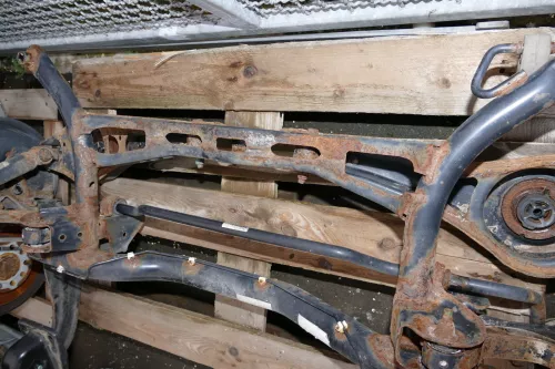 Audi A3 8P Achse hinten Hinterachse Achsträger Radlager Achsschenkel Achsnabe (9999039)