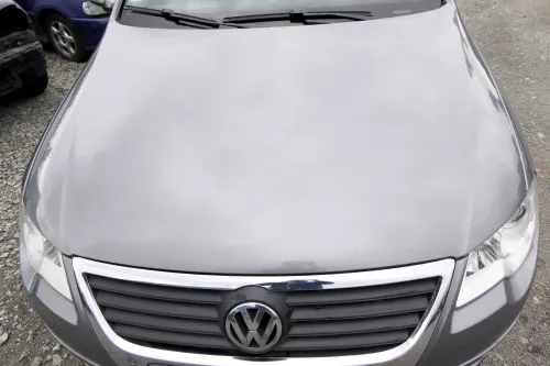 VW Passat 3C Motorhaube Klappe vorne vorn Haube grau LA7T (9999236)