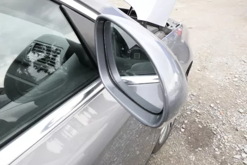 VW Passat 3C elektrischer Spiegel Außenspiegel rechts mit Glas Blinke grau LA7T (9999247)