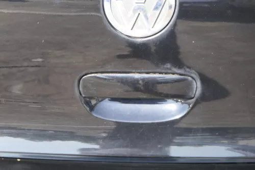 VW Polo 9N 9N3 Griff Heckkklappe Heckklappengriff schwarz L041 ohne Schloß