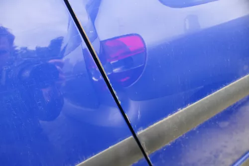 Seat Ibiza 6L Tür Fahrertür 2/3-Türer vorne rechts blau LS5G ohne Anbauteile (180868)