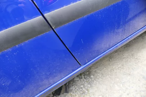 Seat Ibiza 6L Tür Fahrertür 2/3-Türer vorne rechts blau LS5G ohne Anbauteile (180868)