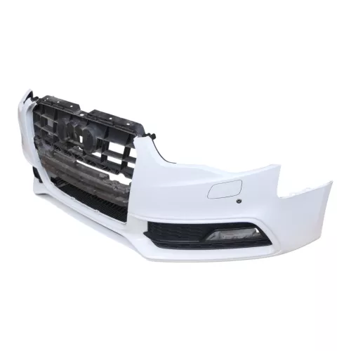 Audi A5 8T S Line Frontstoßstange Stoßstange vorn vorne Stoßfänger weiss LY9C  (149553)