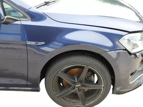 VW Golf 7 5G Kotflügel vorne rechts blau LH5X