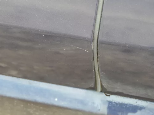 VW Golf 7 5G Tür vorne links Fahrertür 4/5-Türer blau LH5X -ohne Anbauteile (185448)