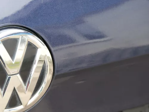 VW Golf 7 5G Kombi Variant Heckklappe Klappe Scheibe hinten blau LH5X (185459)