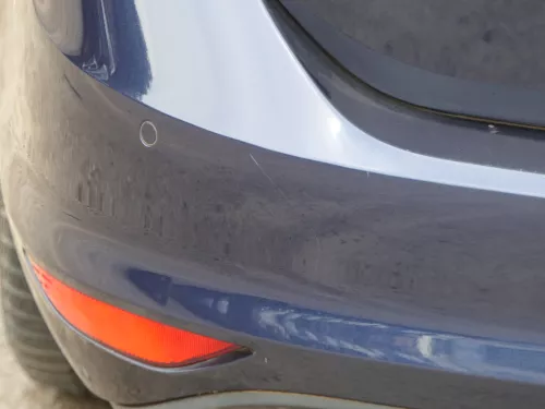 Golf 7 5G AU Kombi Variant Stoßstange hinten Heckstoßstange blau LH5X Spoile PDC (185460)