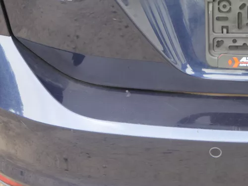 Golf 7 5G AU Kombi Variant Stoßstange hinten Heckstoßstange blau LH5X Spoile PDC (185460)