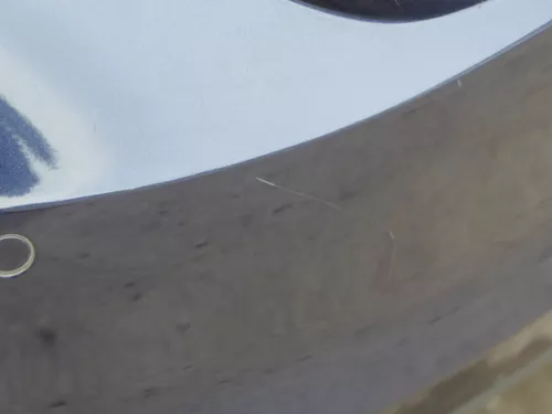 Golf 7 5G AU Kombi Variant Stoßstange hinten Heckstoßstange blau LH5X Spoile PDC (185460)