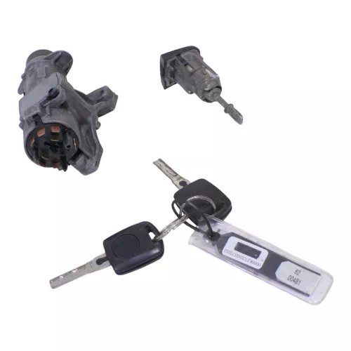 Skoda Octavia 1U Schloßsystem Türschloß 2x Schlüssel Schloß Zündschloß Tür (149780)